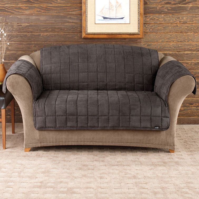 Sure Fit Deluxe Comfort TCushion Loveseat Slipcover & Reviews Wayfair